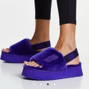 UGG WOMENS PLATFORM SLIPPERS